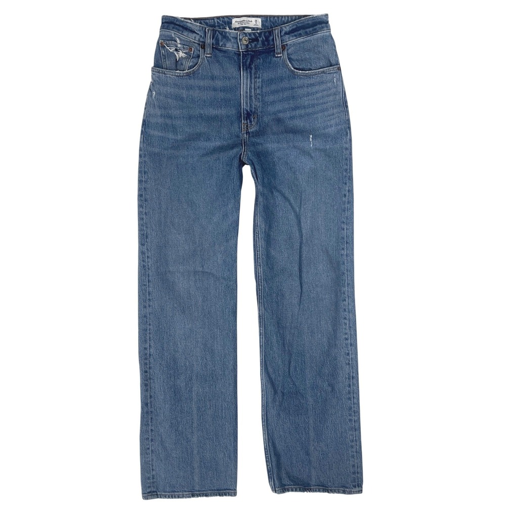 Abercrombie 90s Relaxed Jeans 28 6 Curve Love Straight Minimalist Normcore A&F